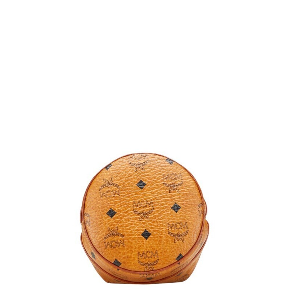 MCM Visetos Logogram Drawstring Shoulder Bag Brow… - image 3